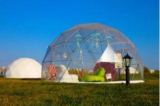 野外帐篷网红打卡,网红打卡新潮流，露营生活新风尚